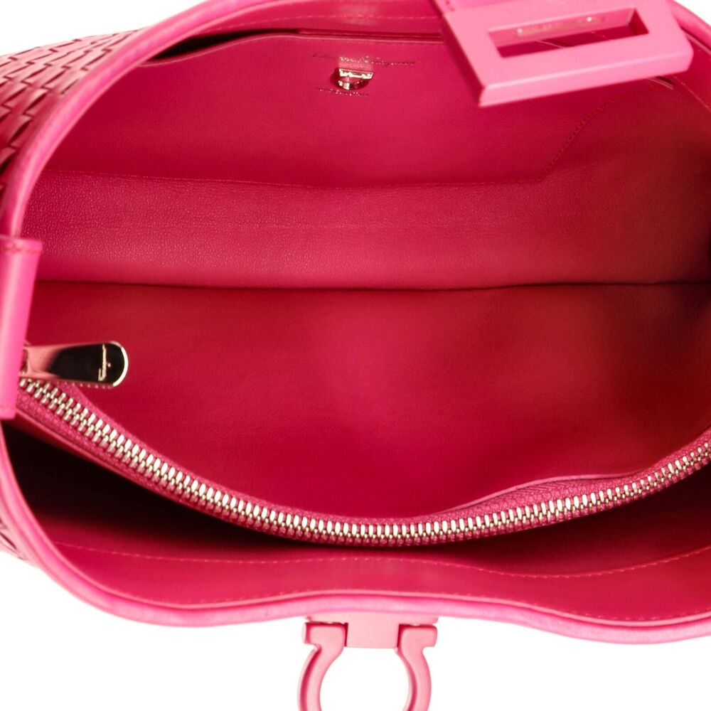 Salvatore Ferragamo Trifolio Shoulder #137160S10B - Picture 5 of 8